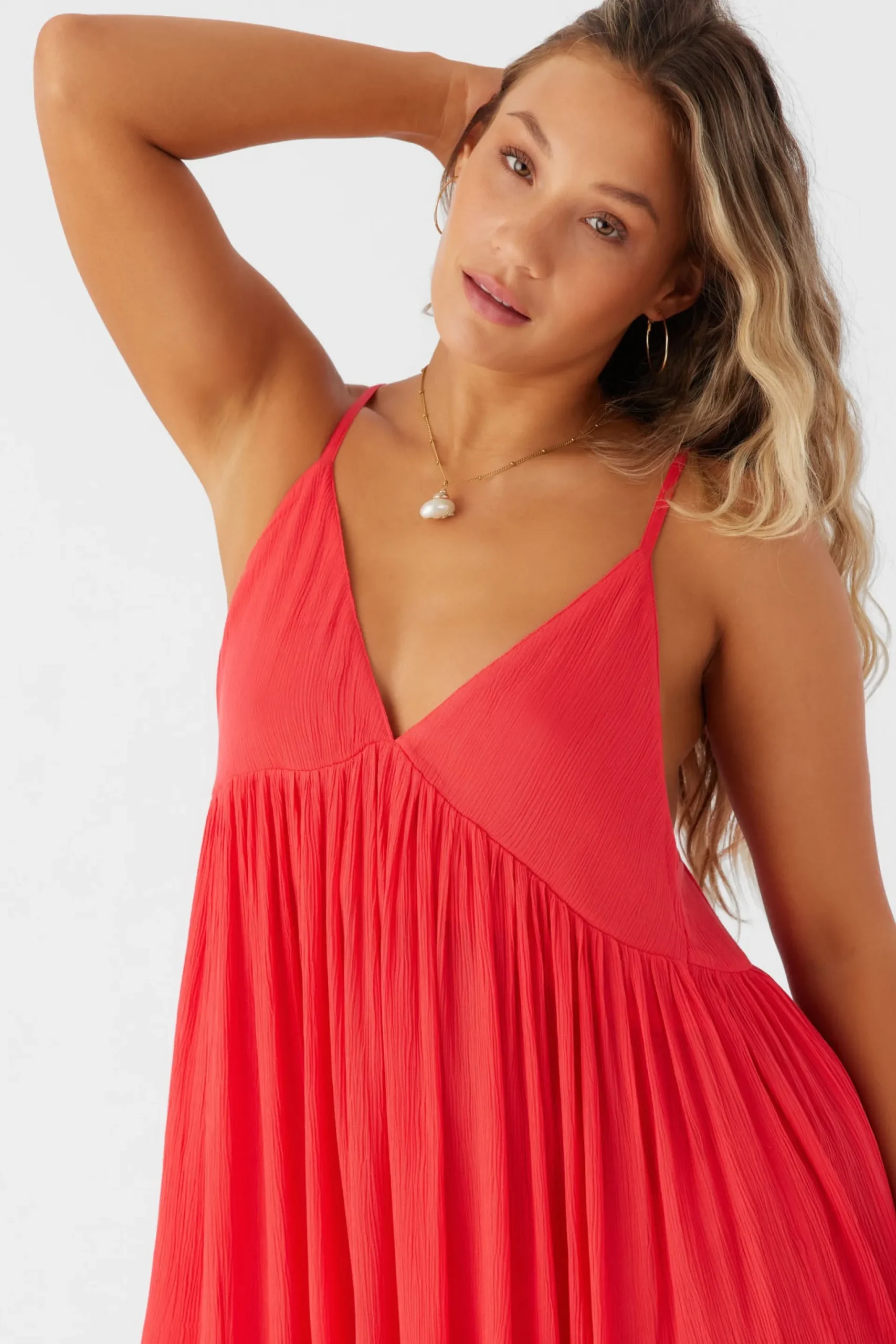 Women O’Neill Cover-Ups<SALTWATER SOLIDS MEL MAXI SWIM COVER-UP