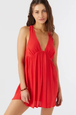 Women O’Neill Cover-Ups<SALTWATER SOLIDS SARAH TUNIC SWIM COVER-UP