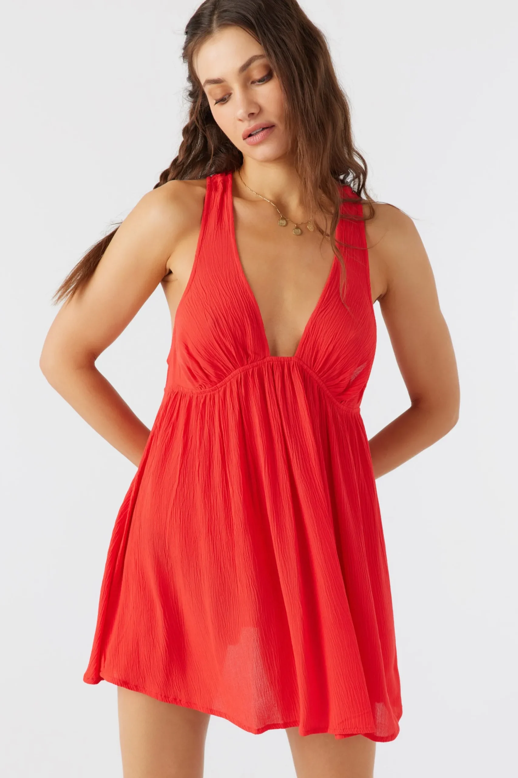 Women O’Neill Cover-Ups<SALTWATER SOLIDS SARAH TUNIC SWIM COVER-UP