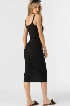 Women O’Neill Dresses<SEASHORE RIB KNIT MIDI DRESS