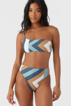 Women O’Neill Bikini Tops<SOLI GEO SEAL BEACH ONE SHOULDER TOP