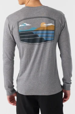 O’Neill Tees<STACKED STANDARD FIT LONG SLEEVE TEE