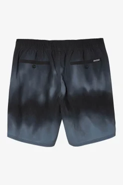 O’Neill Shorts<STOCKTON PRINT ELASTIC WAIST 18" HYBRID SHORTS