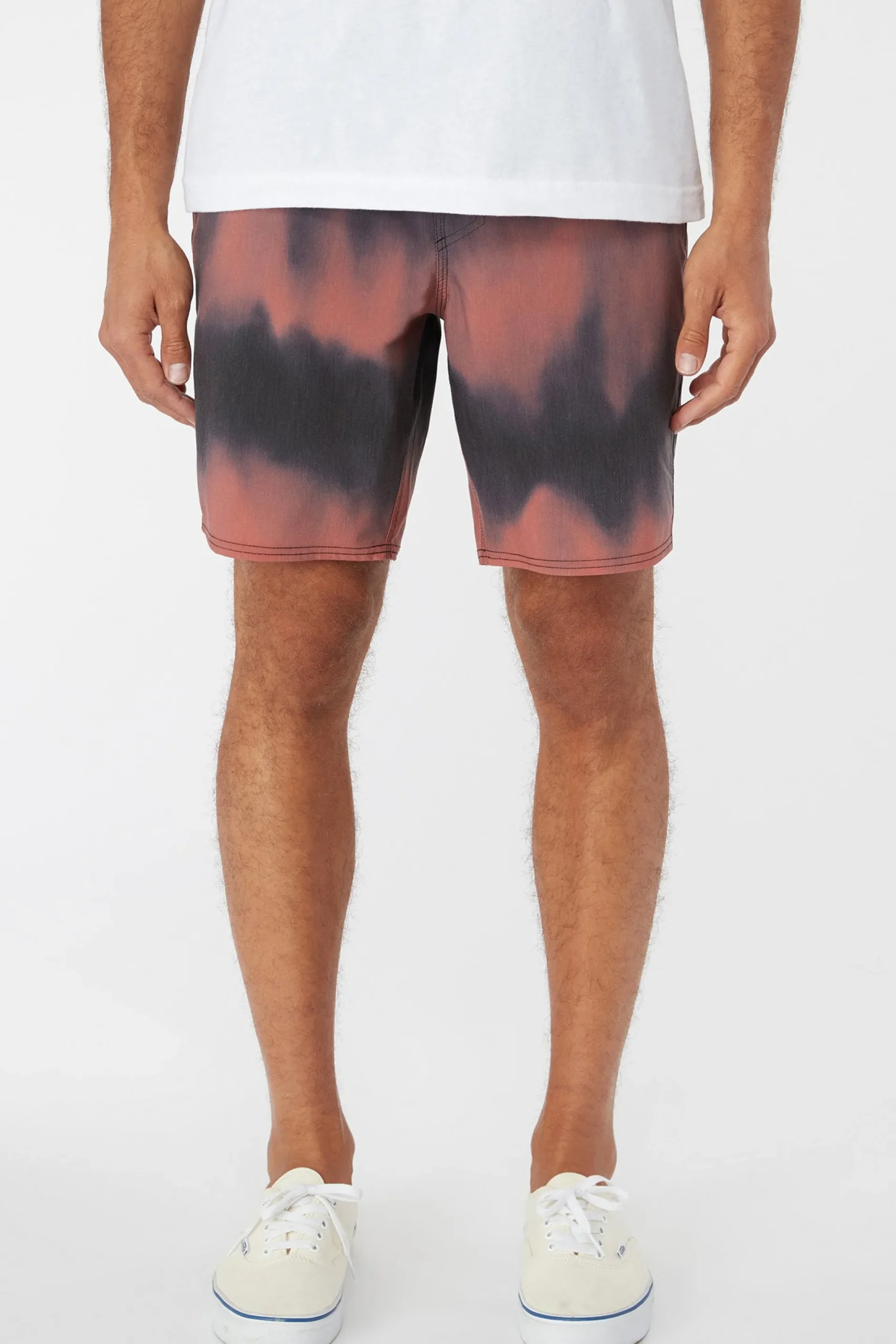 O’Neill Shorts<STOCKTON PRINT ELASTIC WAIST 18" HYBRID SHORTS