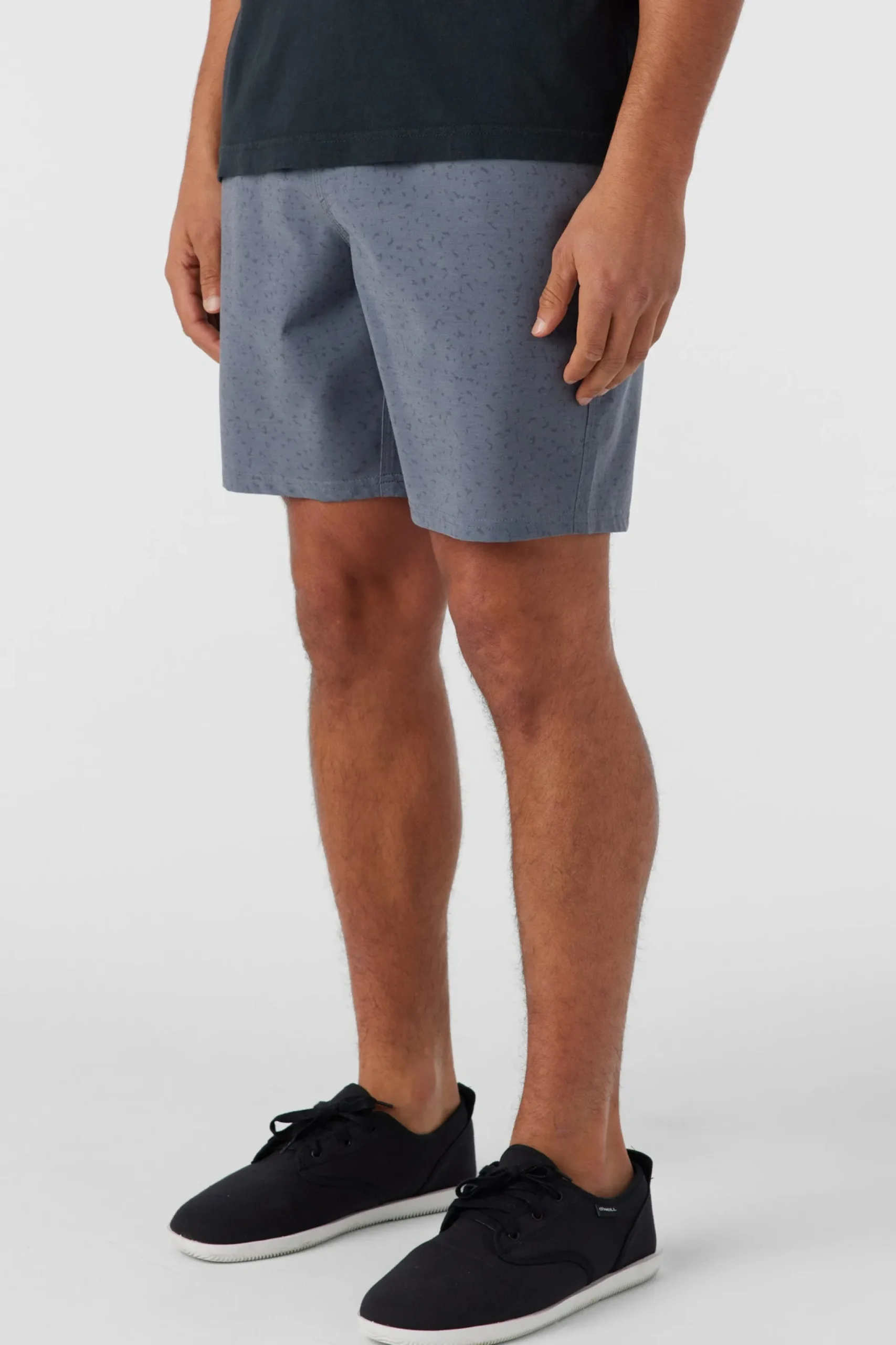 O’Neill Shorts<STOCKTON PRINT ELASTIC WAIST 18" HYBRID SHORTS