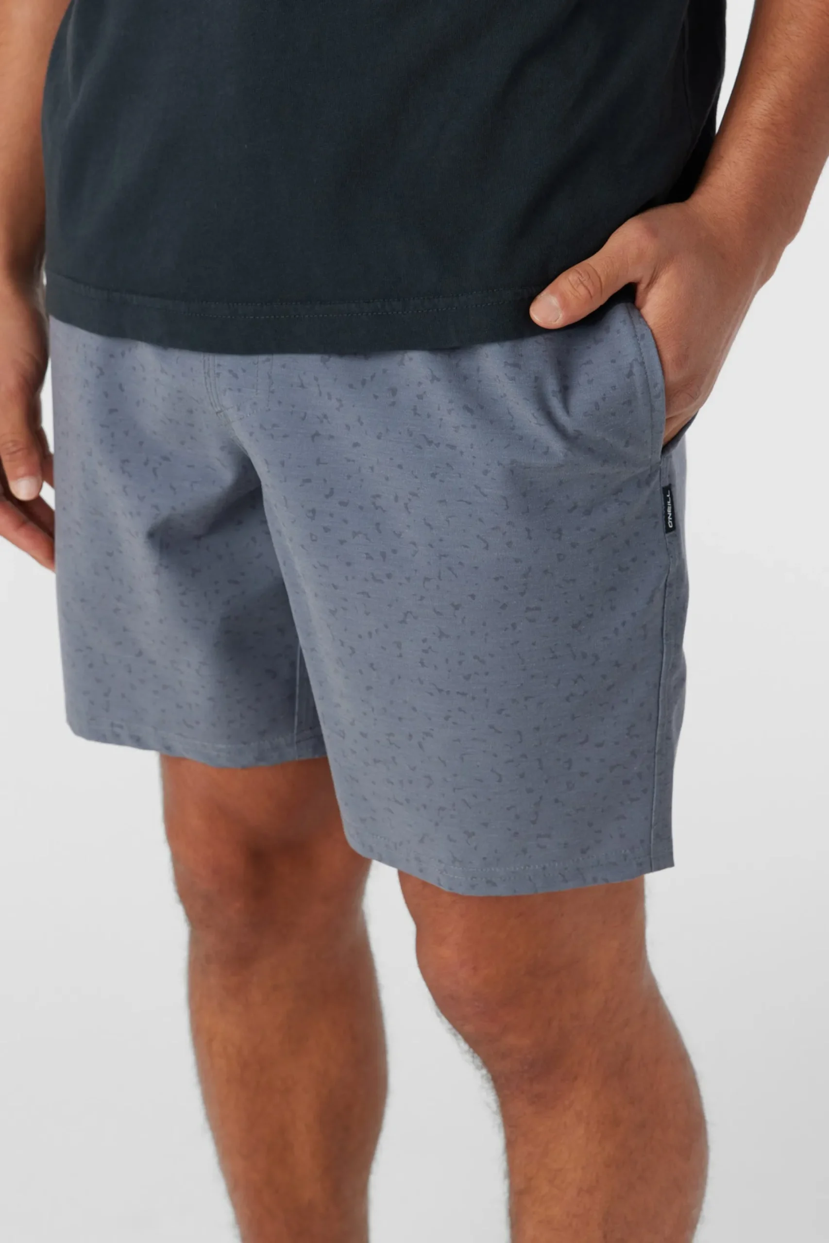 O’Neill Shorts<STOCKTON PRINT ELASTIC WAIST 18" HYBRID SHORTS