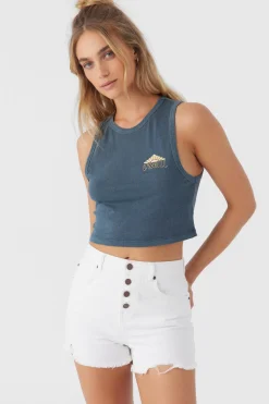 Women O’Neill Graphic Tees & Tanks<SUN FADE TANK
