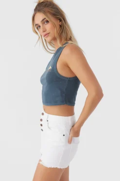 Women O’Neill Graphic Tees & Tanks<SUN FADE TANK