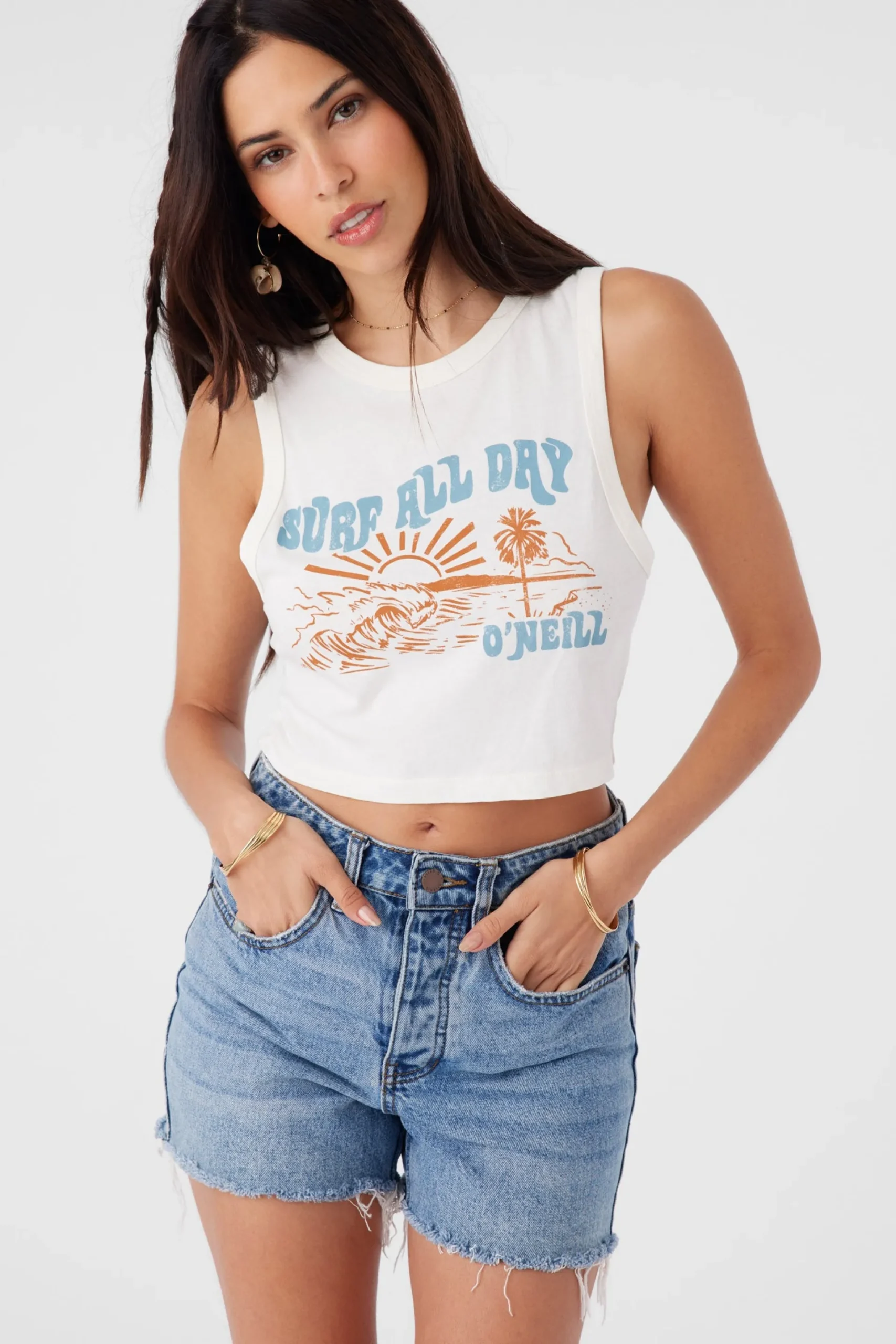Women O’Neill Graphic Tees & Tanks<SURF ALL DAY TEE