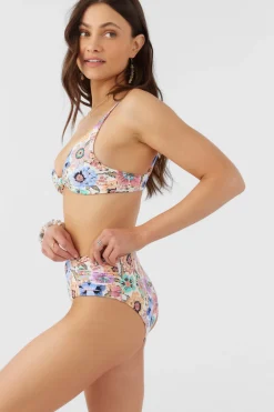Women O’Neill Cheeky|Bikini Bottoms<TALITHA FLORAL LONG BEACH HIGH WAIST CHEEKY BOTTOMS