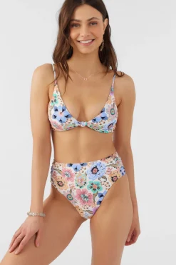 Women O’Neill Cheeky|Bikini Bottoms<TALITHA FLORAL LONG BEACH HIGH WAIST CHEEKY BOTTOMS