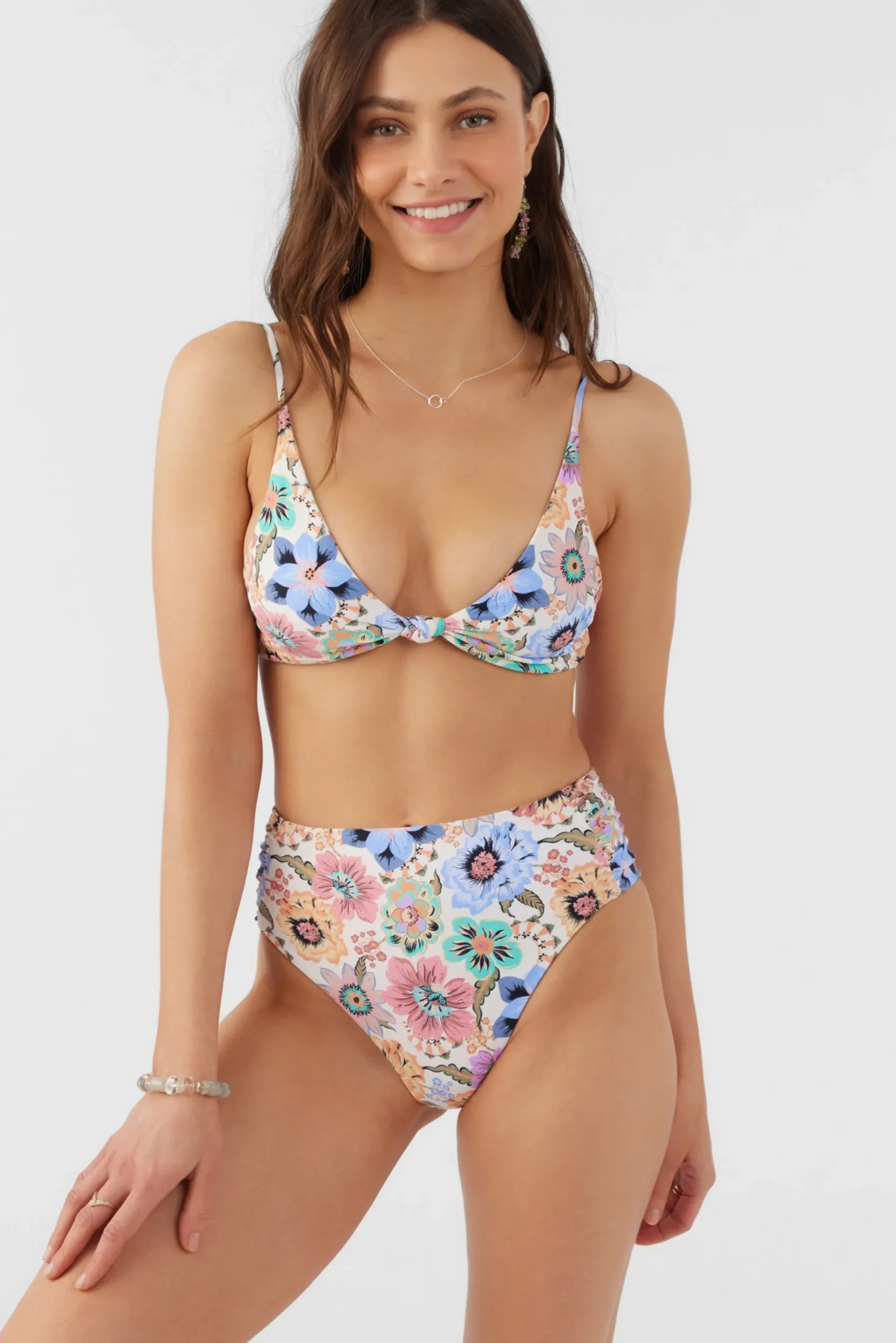 Women O’Neill Cheeky|Bikini Bottoms<TALITHA FLORAL LONG BEACH HIGH WAIST CHEEKY BOTTOMS