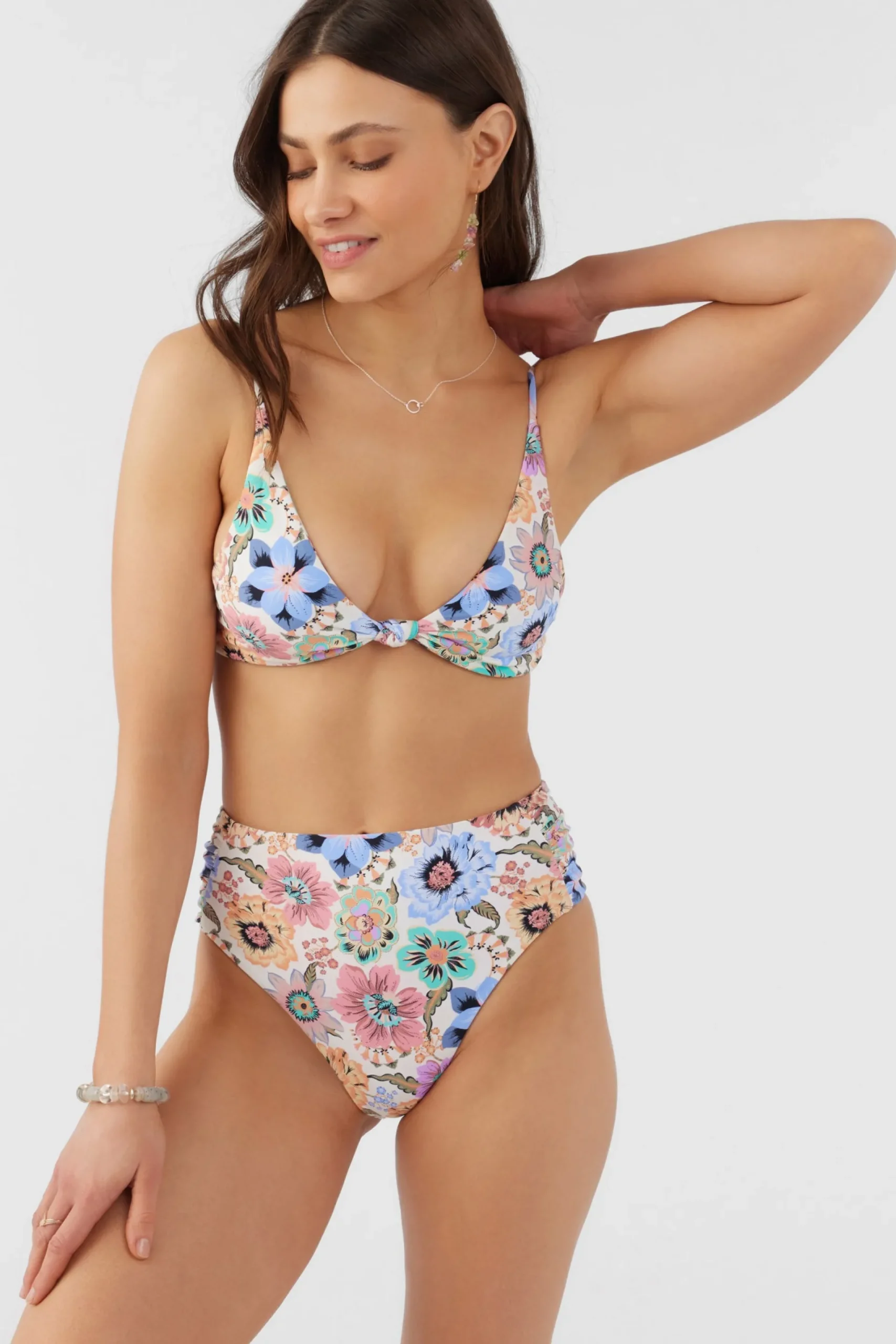 Women O’Neill Cheeky|Bikini Bottoms<TALITHA FLORAL LONG BEACH HIGH WAIST CHEEKY BOTTOMS