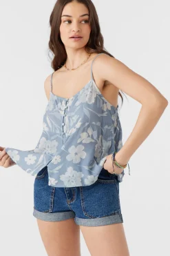 Women O’Neill Tops<TAYLOR EMILIA FLORAL FLY AWAY TANK TOP