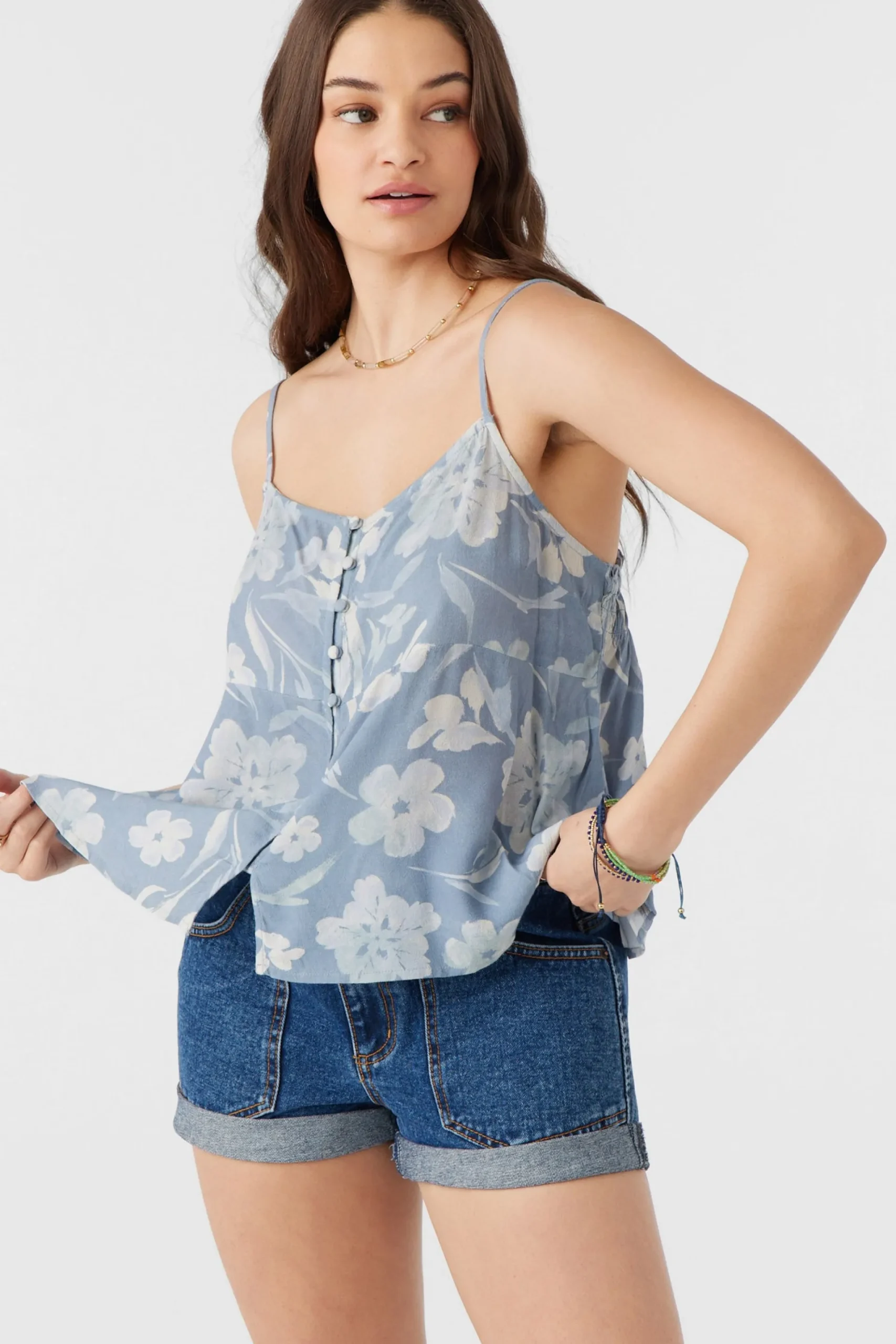 Women O’Neill Tops<TAYLOR EMILIA FLORAL FLY AWAY TANK TOP