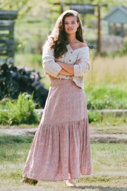 Women O’Neill Bottoms<TINSLIE LORDES ANIMAL MAXI SKIRT
