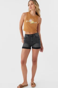 Women O’Neill Graphic Tees & Tanks<TROPICAL SURF TANK
