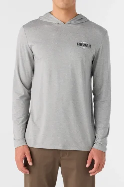 O’Neill Shirts & Flannels<TRVLR UPF HOODED HAWAII LONG SLEEVE PULLOVER