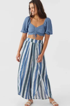 Women O’Neill Bottoms<TYMEA FADED STRIPE FLY AWAY BEACH PANTS