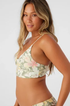 Women O’Neill Crop<VEDA TROPICAL MIDDLES LONGLINE BRALETTE TOP