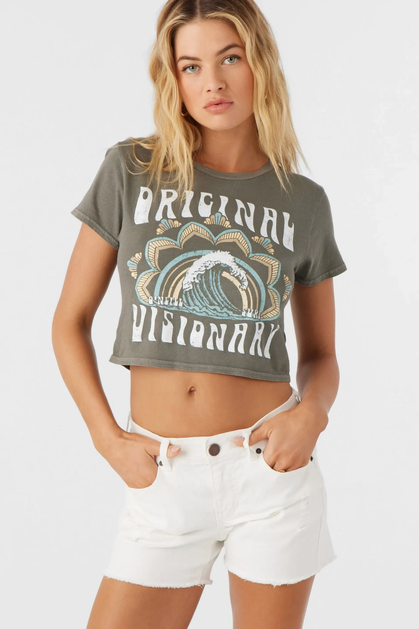 Women O’Neill Graphic Tees & Tanks<WAVE MANDALA TEE