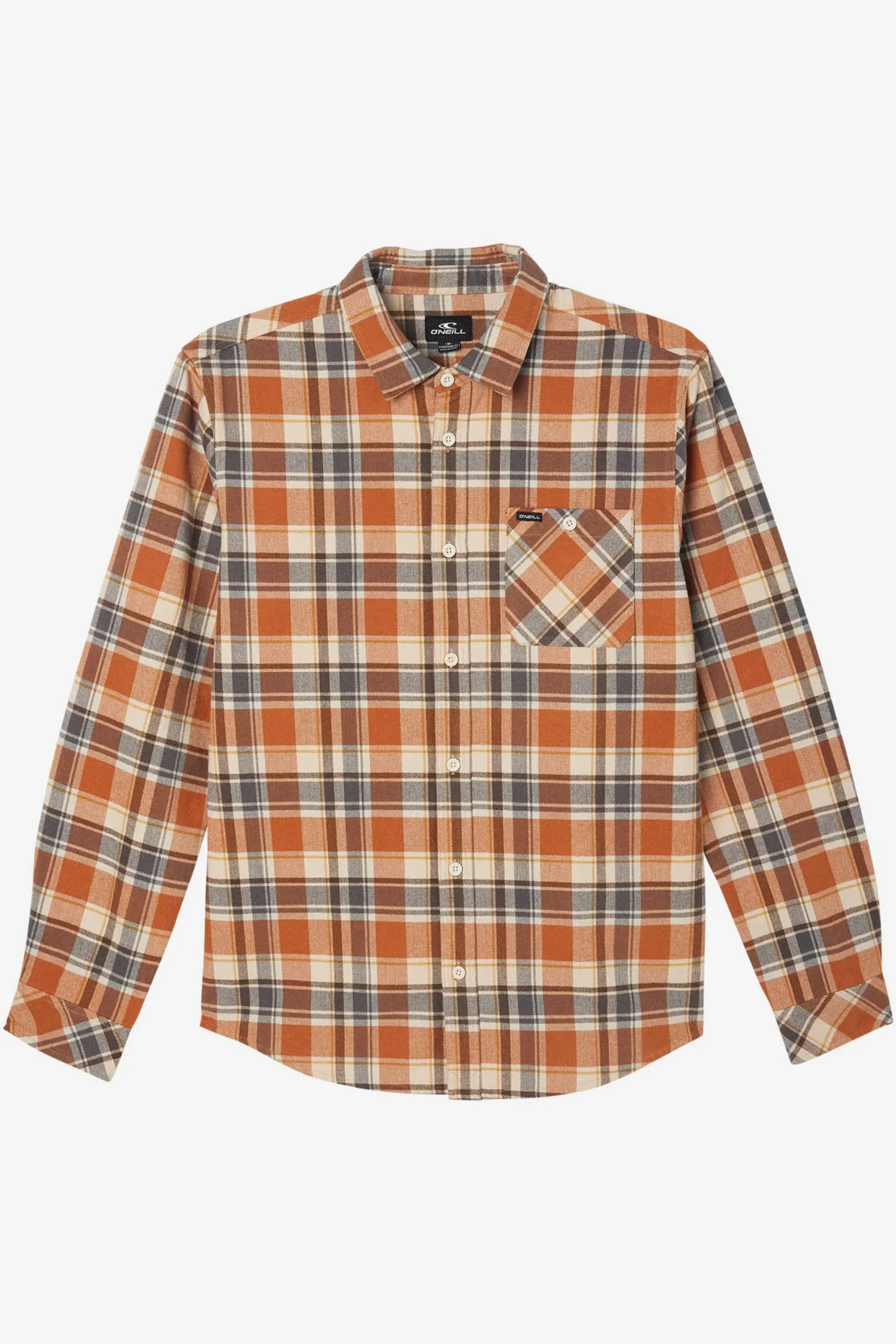 O’Neill Shirts & Flannels<WINSLOW PLAID FLANNEL LONG SLEEVE SHIRT