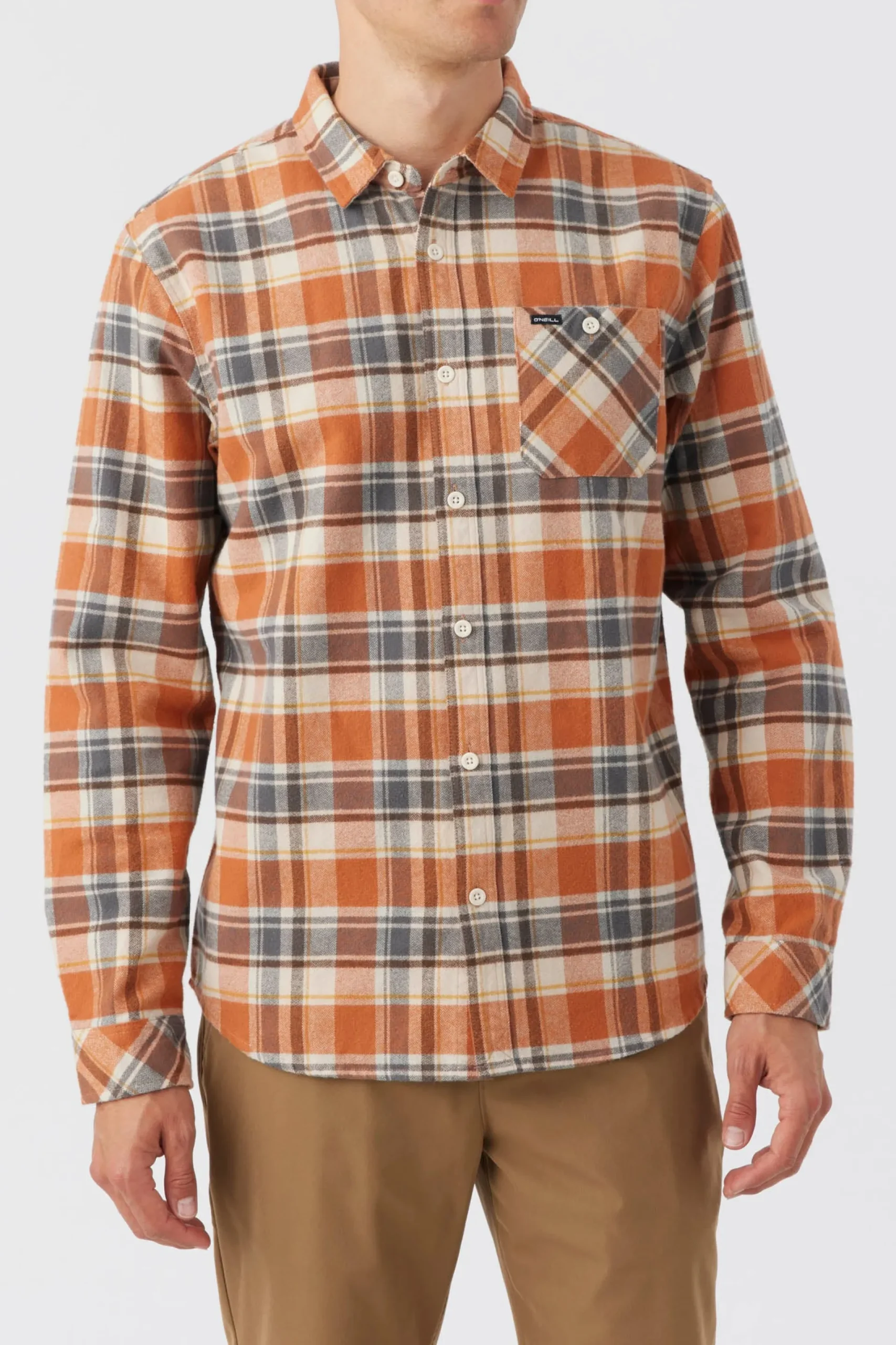 O’Neill Shirts & Flannels<WINSLOW PLAID FLANNEL LONG SLEEVE SHIRT
