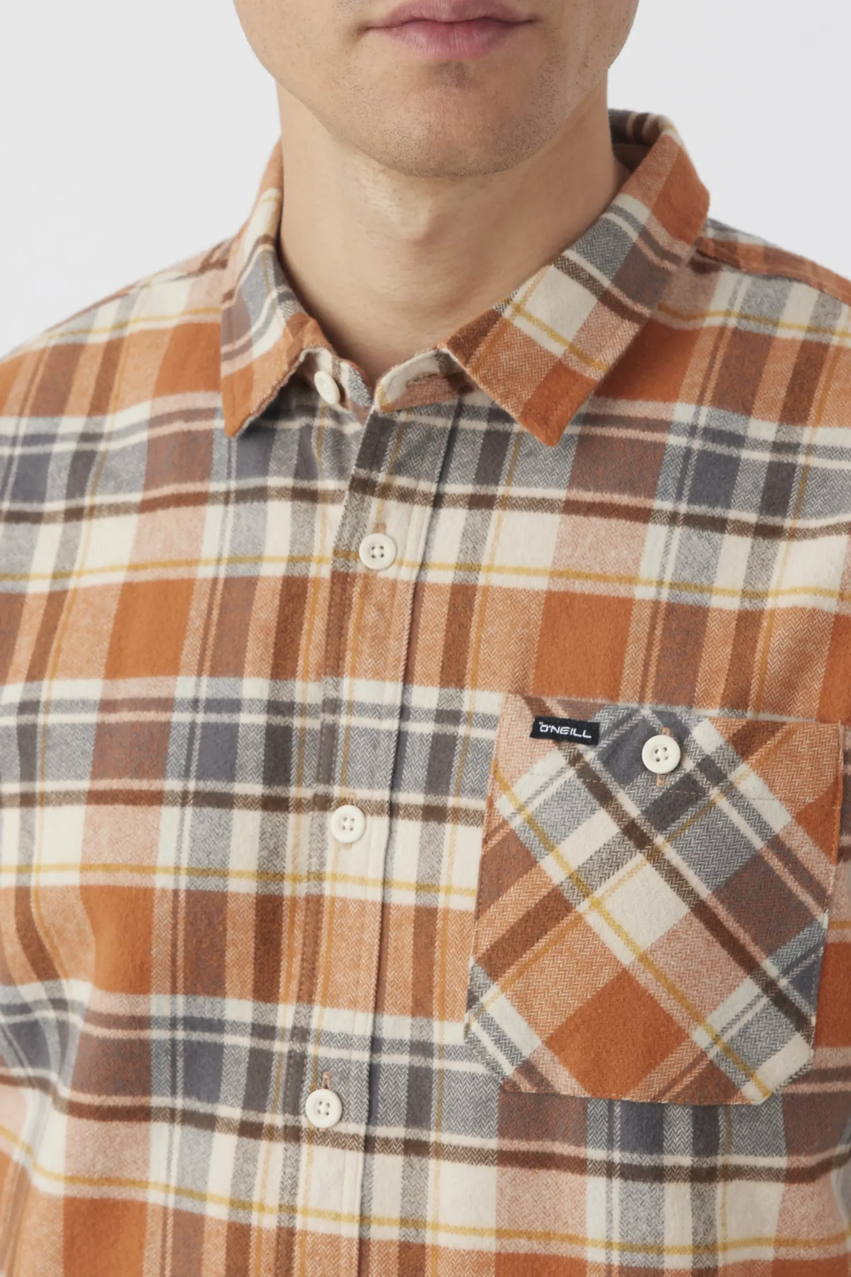 O’Neill Shirts & Flannels<WINSLOW PLAID FLANNEL LONG SLEEVE SHIRT