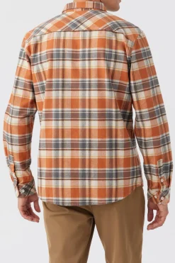 O’Neill Shirts & Flannels<WINSLOW PLAID FLANNEL LONG SLEEVE SHIRT