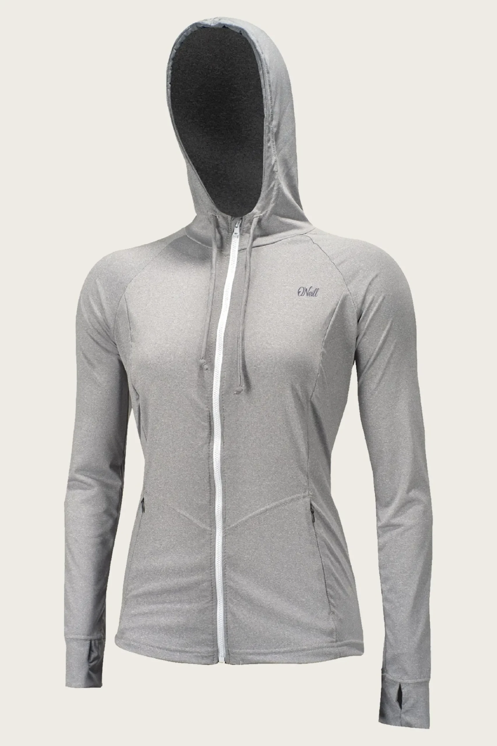 Women O’Neill Uv Protection Rash Guards<WOMEN'S BLUEPRINT L/S FRONT ZIP SUN HOODIE