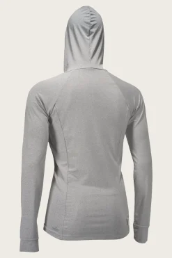 Women O’Neill Uv Protection Rash Guards<WOMEN'S BLUEPRINT L/S FRONT ZIP SUN HOODIE