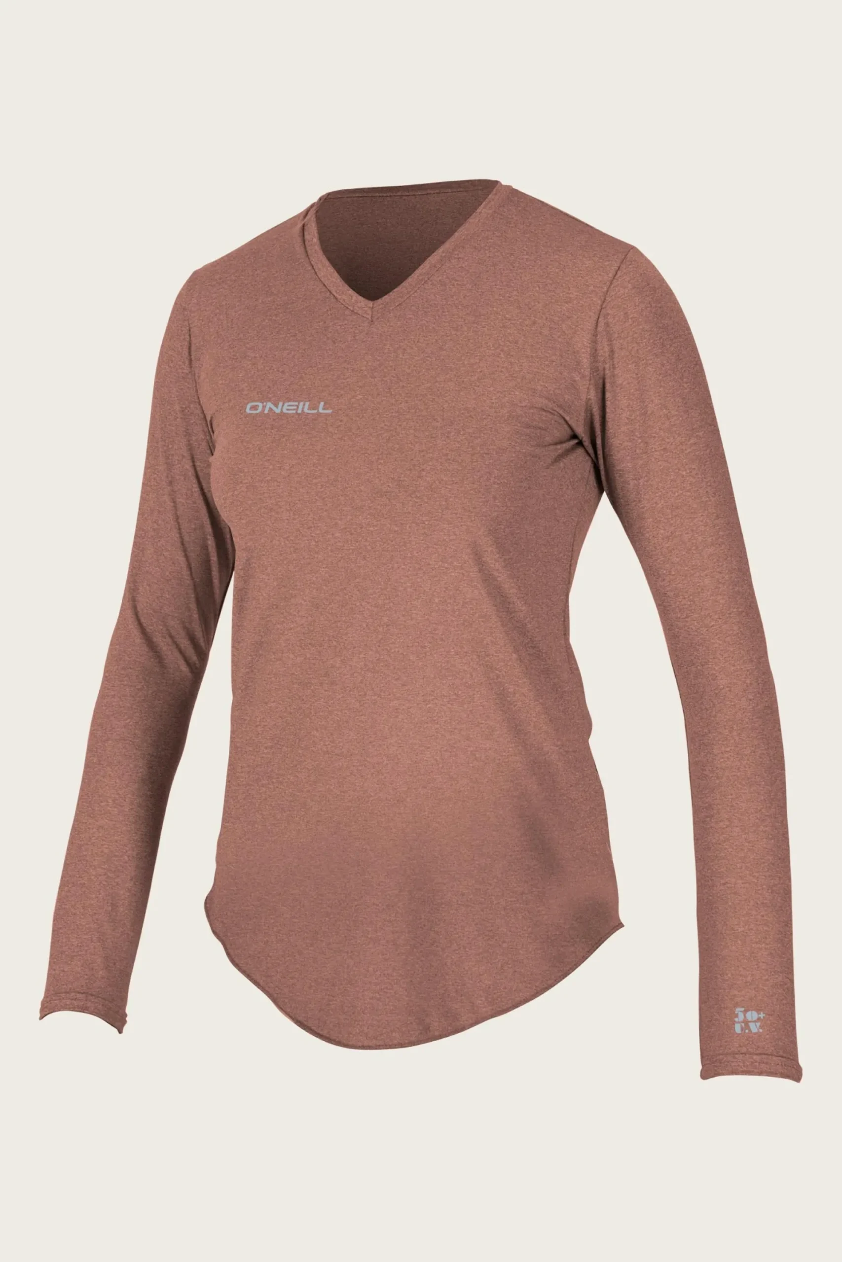 Women O’Neill Uv Protection Rash Guards<WOMEN'S HYBRID L/S V-NECK SUN SHIRT