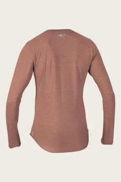 Women O’Neill Uv Protection Rash Guards<WOMEN'S HYBRID L/S V-NECK SUN SHIRT