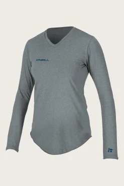 Women O’Neill Uv Protection Rash Guards<WOMEN'S HYBRID L/S V-NECK SUN SHIRT