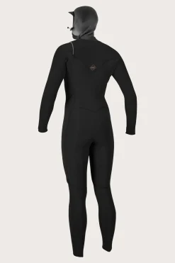 Women O’Neill Full Suits<WOMEN'S HYPERFREAK 5/4MM CHEST ZIP FULL WETSUIT W/ HOOD