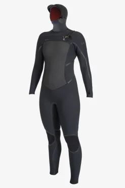 Women O’Neill Full Suits<WOMEN'S PSYCHO TECH 5/4+MM CHEST ZIP FULL WETSUIT W/ HOOD