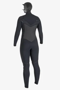 Women O’Neill Full Suits<WOMEN'S PSYCHO TECH 5/4+MM CHEST ZIP FULL WETSUIT W/ HOOD