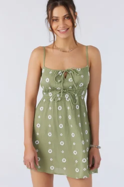 Women O’Neill Dresses<YAZZA EMBROIDERED GEO MINI DRESS