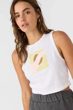 Women O’Neill Graphic Tees & Tanks<YELLOW FLOWER TEE
