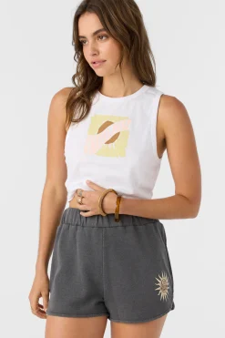 Women O’Neill Graphic Tees & Tanks<YELLOW FLOWER TEE