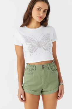 Women O’Neill Graphic Tees & Tanks<Y2K BUTTERFLY TEE