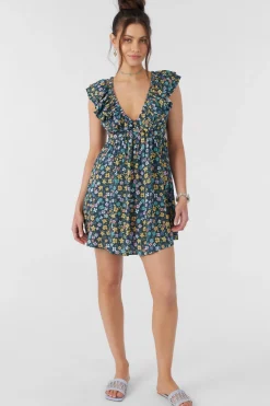 Women O’Neill Dresses<ZAINA LAYLA FLORAL DRESS