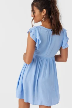 Women O’Neill Dresses<ZAINA SOLID SHORT DRESS