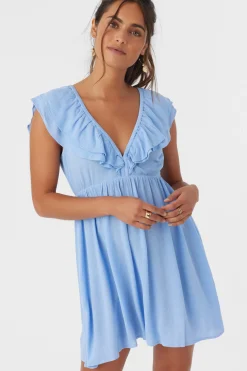 Women O’Neill Dresses<ZAINA SOLID SHORT DRESS