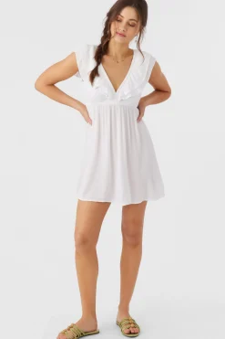 Women O’Neill Dresses<ZAINA SOLID SHORT DRESS