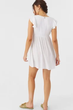 Women O’Neill Dresses<ZAINA SOLID SHORT DRESS