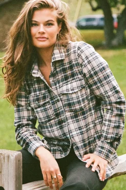 Women O’Neill Tops<ZUMA SUPERLEECE FLANNEL SHIRT